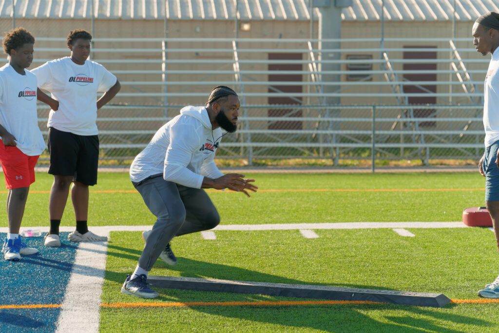 O Line Football Training